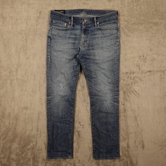 Abercrombie and Fitch jeans Kennan Straight men's 32x32 blue denim - Picture 1 of 11